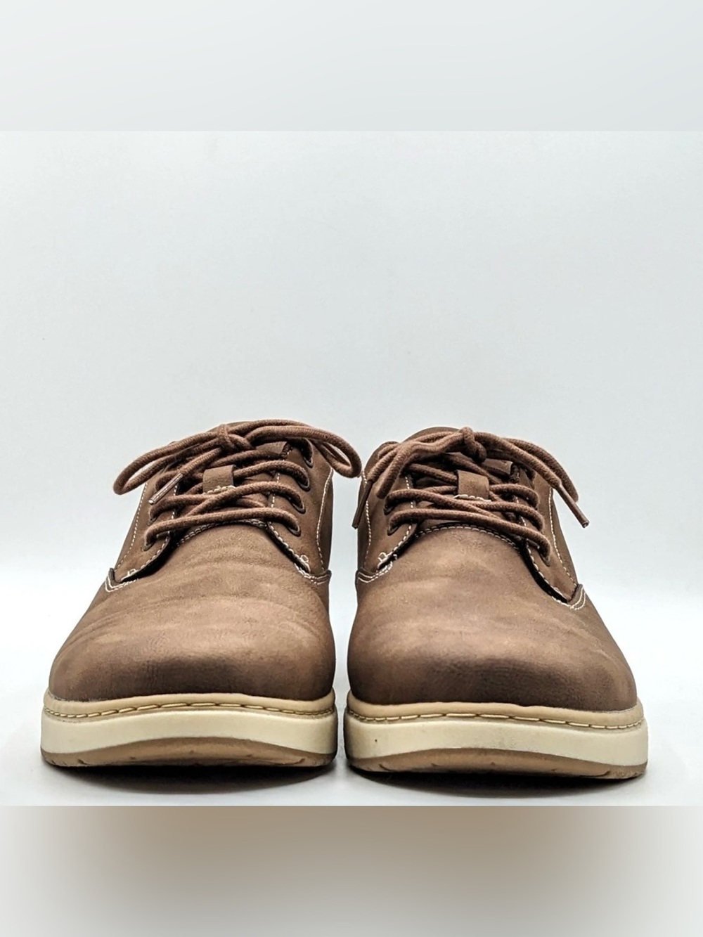 Skechers Men’s Tan-Brown Swift Fit Hands Free Sneakers Shoes Comfy - Picture 7 of 9